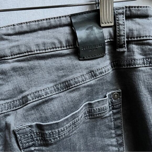 Gerry Weber straight fit grey denim jeans Sz 42R/ 32” - Picture 5 of 11